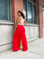 Load image into Gallery viewer, Spicy Red Wide Pants
