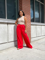 Load image into Gallery viewer, Spicy Red Wide Pants
